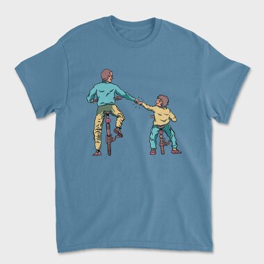 Father And Son Bikes, Tricou Barbati (Unisex)