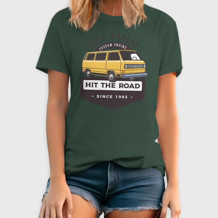 1985 VW Westie camper, Tricou Barbati (Unisex)