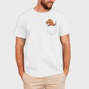 Dino Pocket, Tricou Barbati (Unisex)