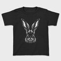 Monochrome Portrait Rabbit, Tricou Copii