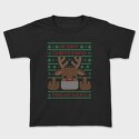 Reindeer Middle Finger Ugly Sweater, Tricou Copii