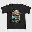 Retro Joystick Landscape, Tricou Copii