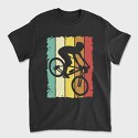 Retro Mountain Biker, Tricou Barbati (Unisex)