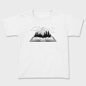 Mountain Book Landscape, Tricou Copii