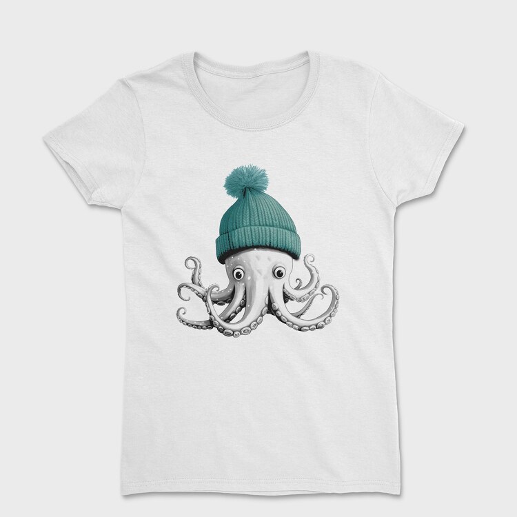 Octopus Winter Hat, Tricou Femei