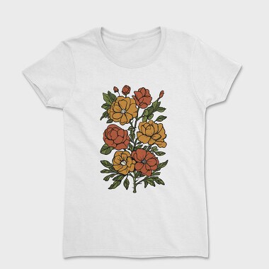 Orange Flowers, Tricou Femei