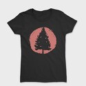 Pine Tree Sunset, Tricou Femei