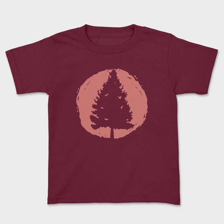 Pine Tree Sunset, Tricou Copii