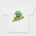 Pizza Brocoli Cartoon, Tricou Copii