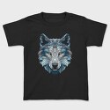 Polygonal White Wolf, Tricou Copii