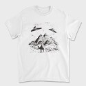 Pyramid Ufo, Tricou Barbati (Unisex)