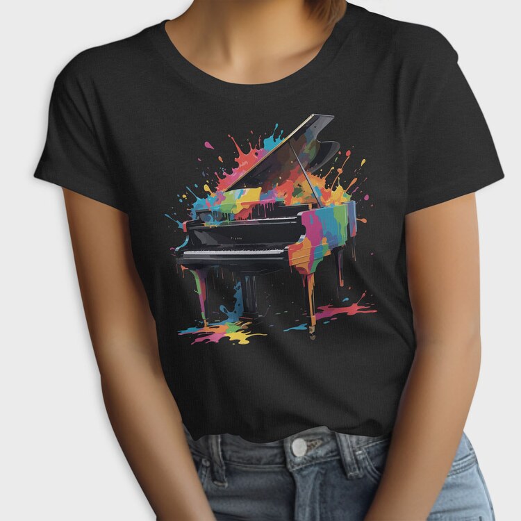 Piano Spalsh Colors, Tricou Femei