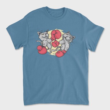 Boxing Cats, Tricou Barbati (Unisex)
