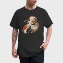 Santa Funny, Tricou Barbati (Unisex)