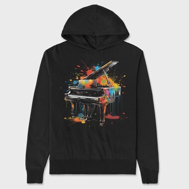 Piano, Hanorac Oversize Barbati (Unisex)