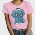 Elephant With Glasses, Tricou Femei