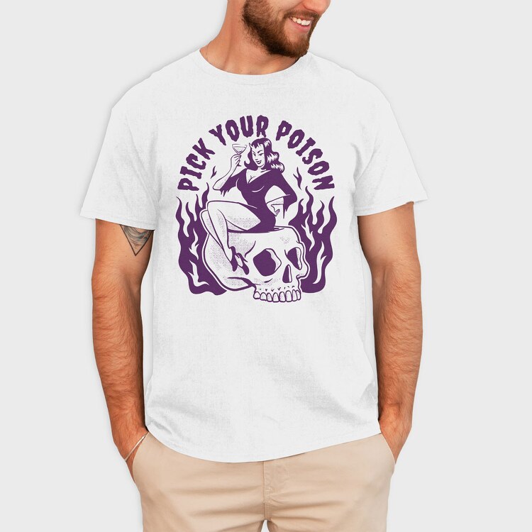 Pick Your Poison, Tricou Barbati (Unisex)