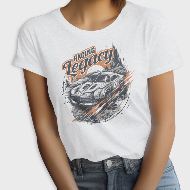 Racing Legacy Retro Car, Tricou Femei