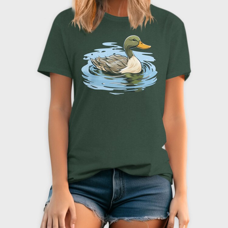 Duck on Water, Tricou Barbati (Unisex)