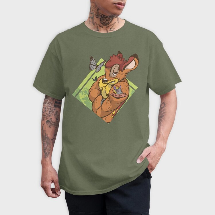 Bambi Mom, Tricou Barbati (Unisex)