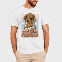 Need More Coffee Dog, Tricou Barbati (Unisex)
