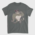 Muscle Cat, Tricou Barbati (Unisex)