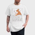 Official Sleep Shirt Corgi, Tricou Barbati (Unisex)