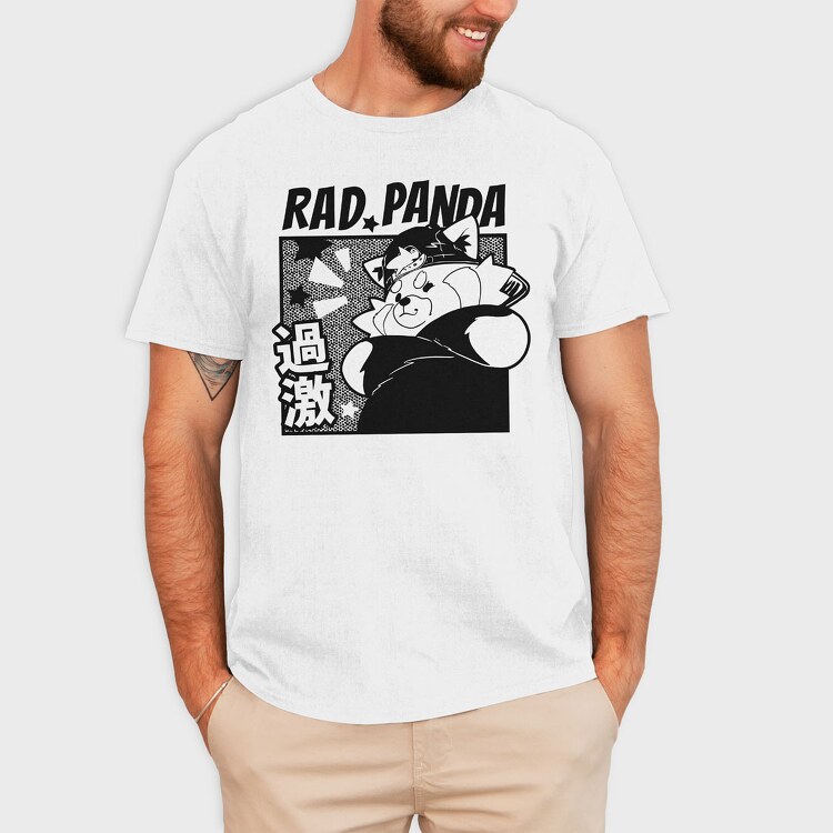 Rad Panda, Tricou Barbati (Unisex)