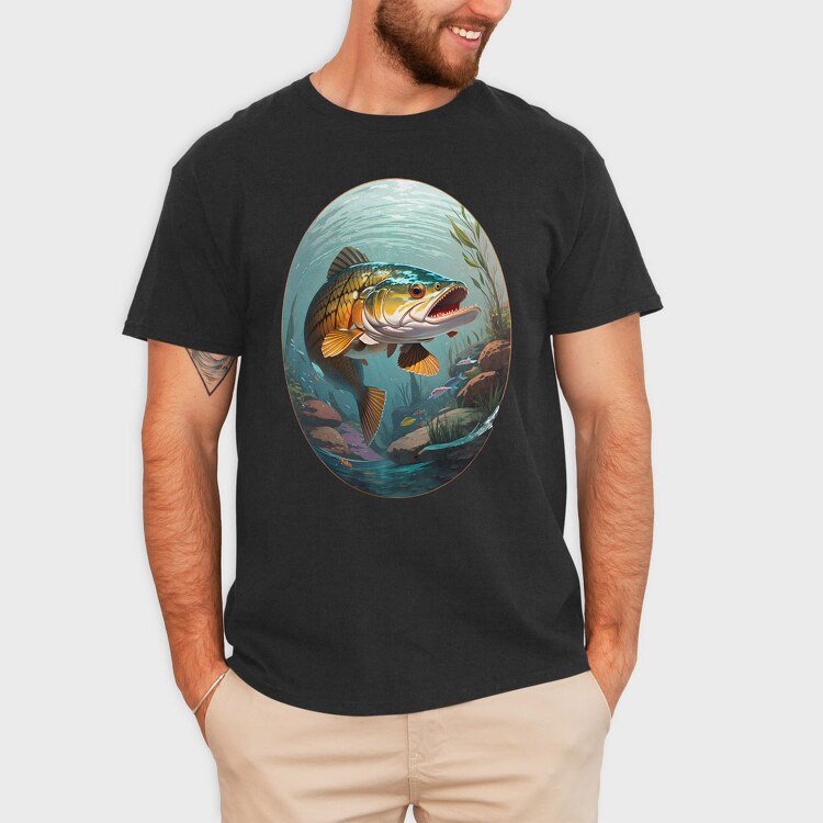 Pikewater Fish, Tricou Barbati (Unisex)
