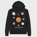 Need More Space Solar System, Hanorac Oversize Barbati (Unisex)