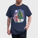 Santa Tree Pee, Tricou Barbati (Unisex)
