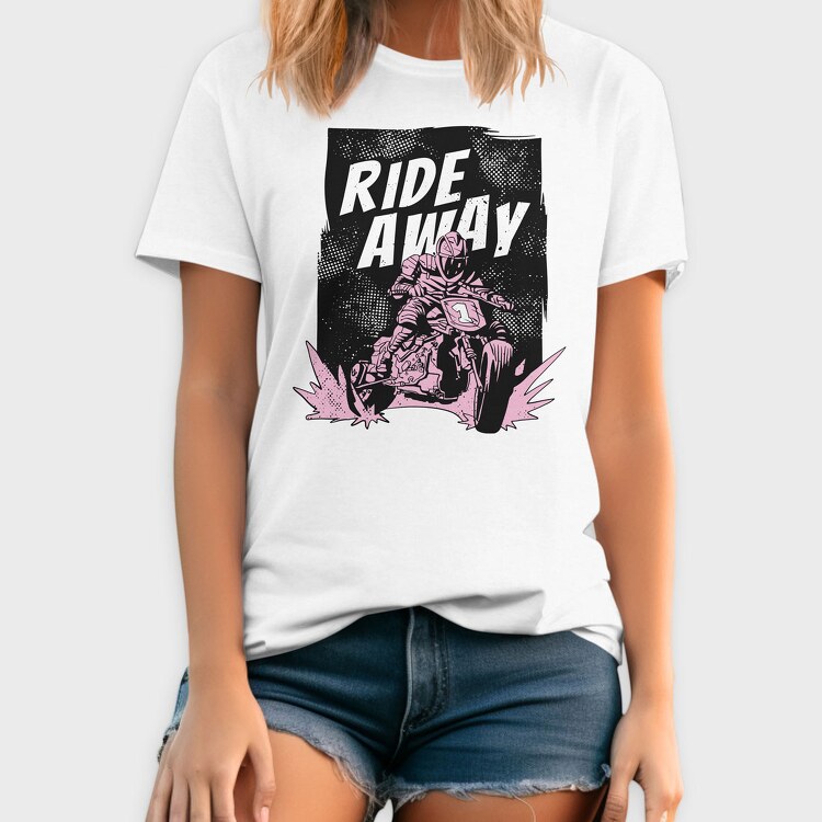 Ride Away, Tricou Barbati (Unisex)