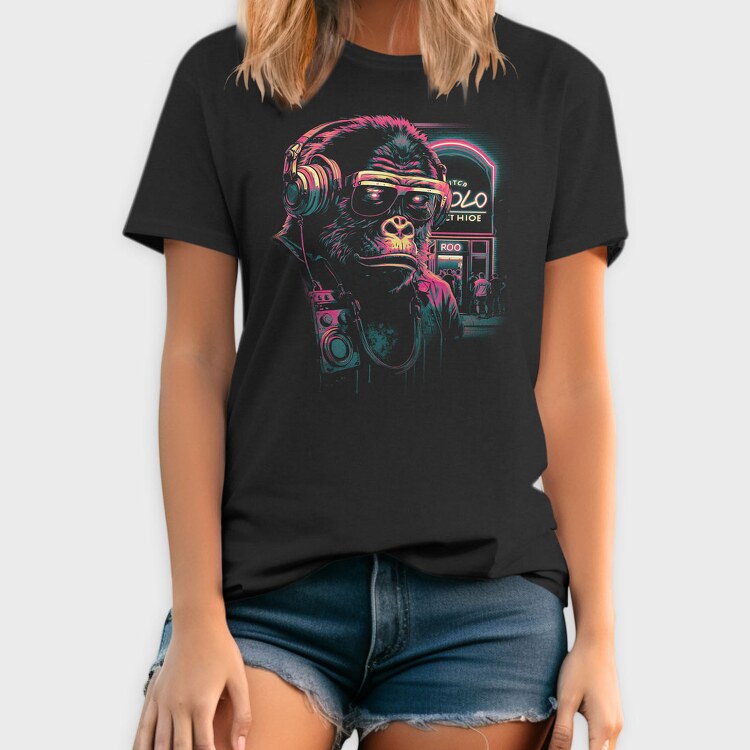 Neon Gorilla, Tricou Barbati (Unisex)