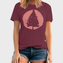 Pine Tree Sunset, Tricou Barbati (Unisex)