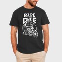 Ride or Die Monochrome, Tricou Barbati (Unisex)