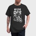 Ride or Die Monochrome, Tricou Barbati (Unisex)