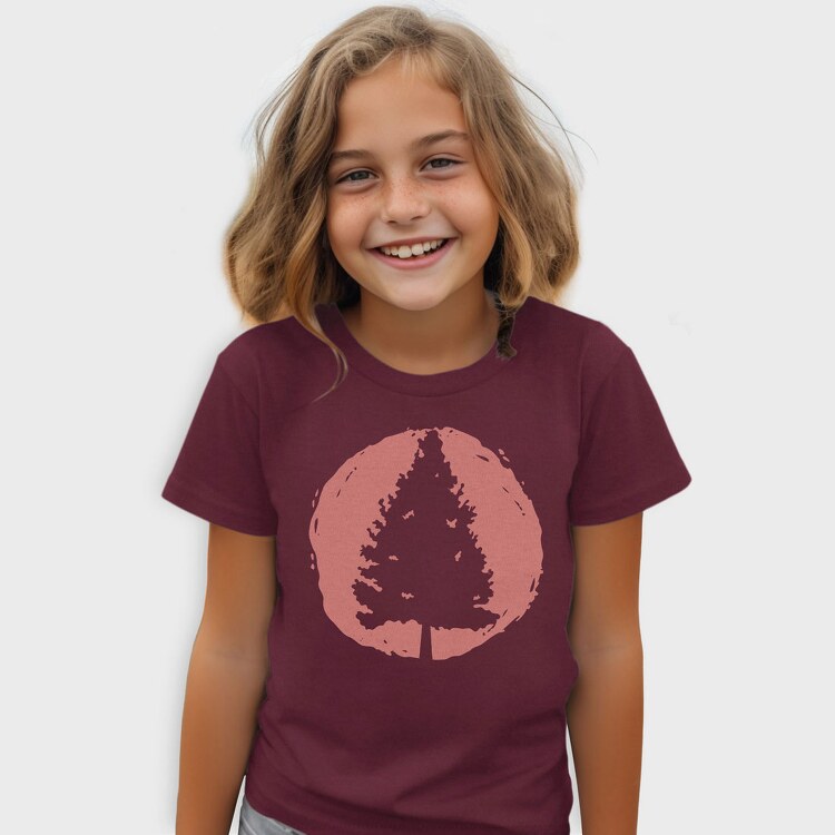 Pine Tree Sunset, Tricou Copii