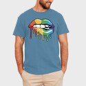 Rainbow Lips, Tricou Barbati (Unisex)