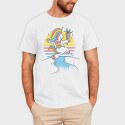Kinder Unicorn, Tricou Barbati (Unisex)