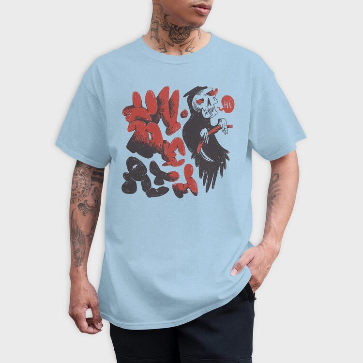 Funny Afterlife 01, Tricou Barbati (Unisex)