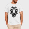 Rasta Lion, Tricou Barbati (Unisex)