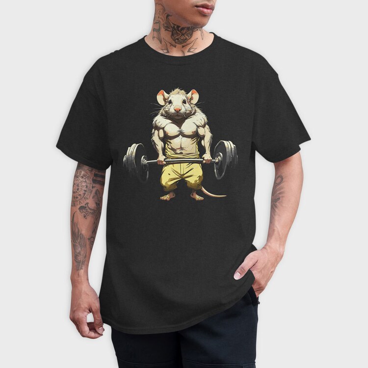 Rat Dead Lift, Tricou Barbati (Unisex)
