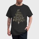 Music Christmas Tree, Tricou Barbati (Unisex)