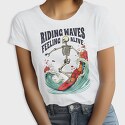 Riding Waves Feeling Alive, Tricou Femei