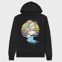 Kinder Unicorn, Hanorac Oversize Barbati (Unisex)