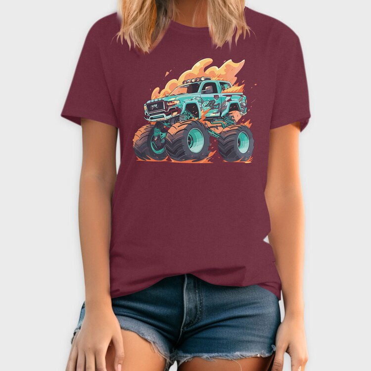 Monster Truck, Tricou Barbati (Unisex)
