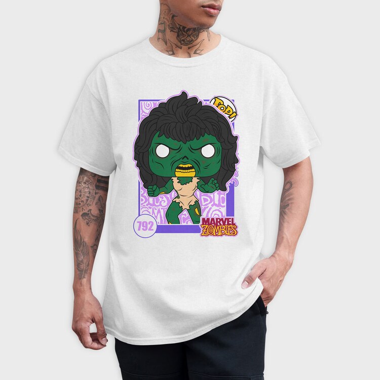 Funko Marvel Zombies She Hulk, Tricou Barbati (Unisex)