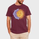 Moon and Sun Color, Tricou Barbati (Unisex)