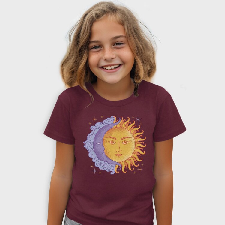 Moon and Sun Color, Tricou Copii