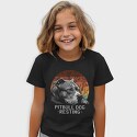 Pitbull Dog Resting, Tricou Copii